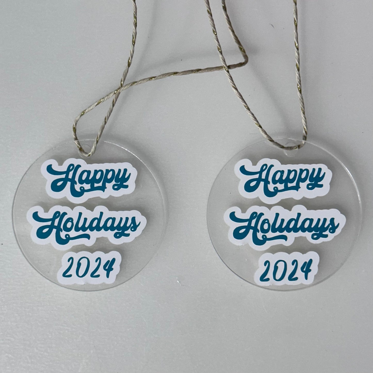 Acrylic Year Ornament