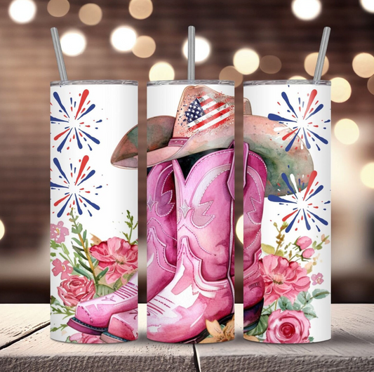 Cowgirl Boots Tumbler